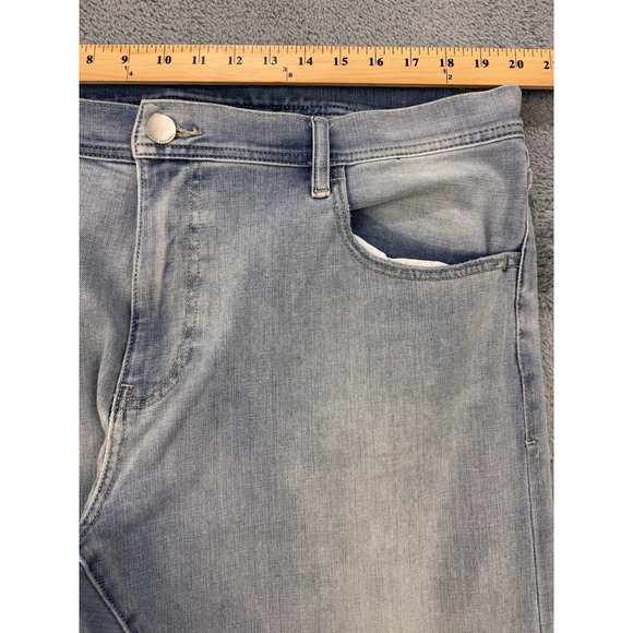 Armani Exchange Jeans Men 40x32‎ Blue Regular Light Relaxed Straight Denim - Picture 6 of 10